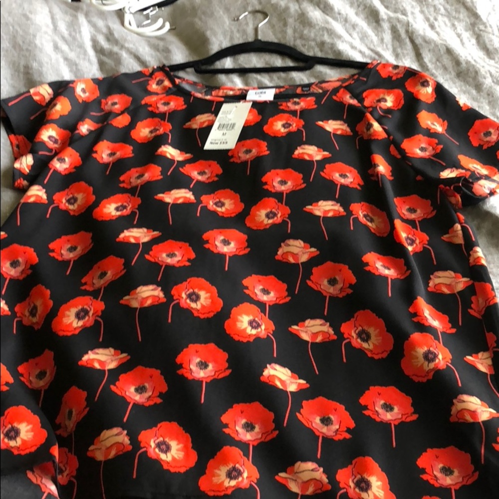 Cabi Flanders Top- Poppy Field
